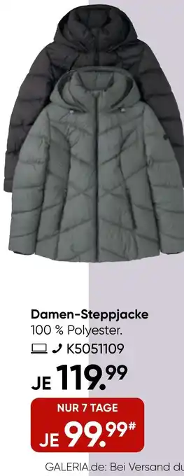 Galeria Damen-Steppjacke Angebot
