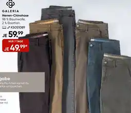 Galeria GALERIA Herren-Chinohose Angebot