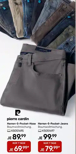 Galeria pierre cardin Herren-5-Pocket-Hose Angebot