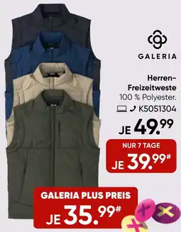 Galeria GALERIA Herren Freizeitweste Angebot