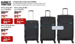 Galeria GLOBE TROTTER 4-Doppelrollen-Trolley-Serie KAMMEL Angebot