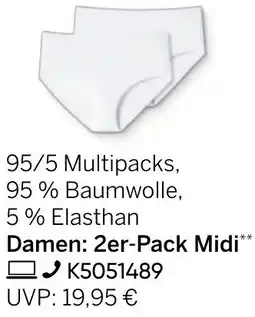 Galeria Damen: 2er-Pack Midi Angebot