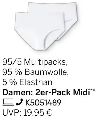 Galeria Damen: 2er-Pack Midi Angebot
