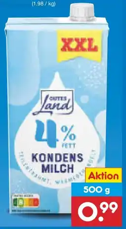 Netto Marken-Discount Gutes Land Kondensmilch XXL Angebot