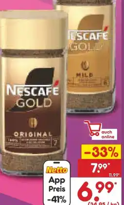 Netto Marken-Discount Nescafé Gold Original Angebot
