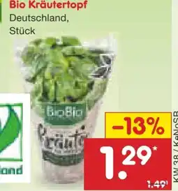 Netto Marken-Discount BioBio Bio-Kräutertöpfe Angebot