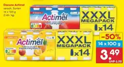 Netto Marken-Discount Danone Actimel Drink XXXL Angebot