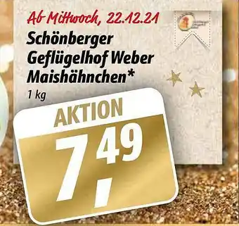 Simmel Schönberger Geflügelhof Weber Maishähnchen Angebot