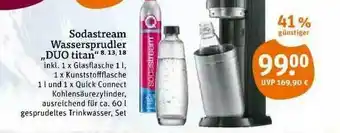 tegut Sodastream Wassersprudler „duo Titan“ Angebot