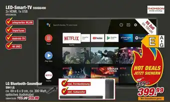 Poco Led-smart-tv SSUG400. LG Bluetooth-soundbar SN4 LG Angebot