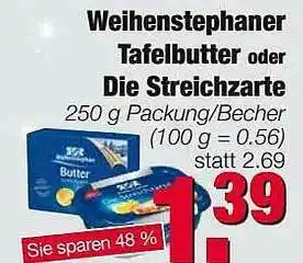 Edeka Scherer Weihenstephaner Tafelbutter Oder Die Streichzarte Angebot