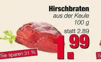 Edeka Scherer Hirschbraten Angebot