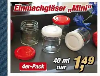 Posten Börse Einmachgläser „Mini” Angebot