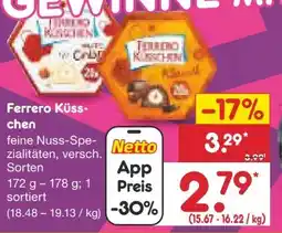 Netto Marken-Discount Ferrero Küsschen Klassik Angebot