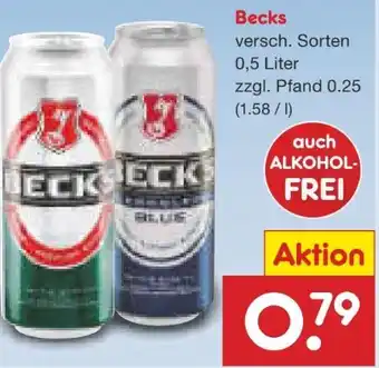 Netto Marken-Discount Beck's Pilsener Angebot