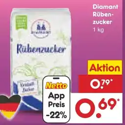 Netto Marken-Discount Diamant Rübenzucker Angebot