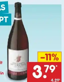 Netto Marken-Discount Ingersheimer Schalkstein Felsengraf Lemberger mit Trollinger Angebot
