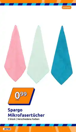 Action Spargo mikrofasertücher Angebot