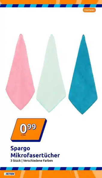 Action Spargo mikrofasertücher Angebot