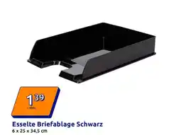 Action Esselte briefablage schwarz Angebot