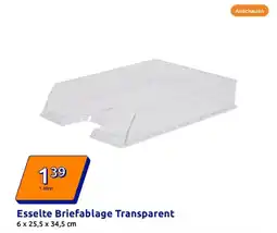 Action Esselte briefablage transparent Angebot