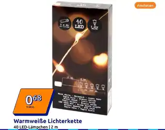Action Warmweiße lichterkette Angebot