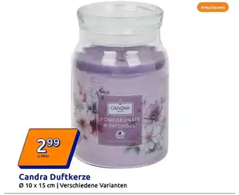 Action Candra duftkerze Angebot