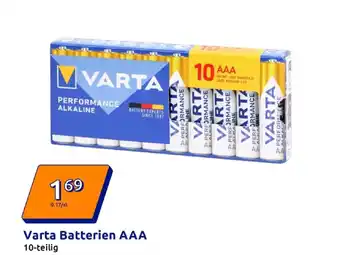 Action Varta batterien aaa Angebot