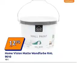 Action Home vision matte wandfarbe ral 9010 Angebot
