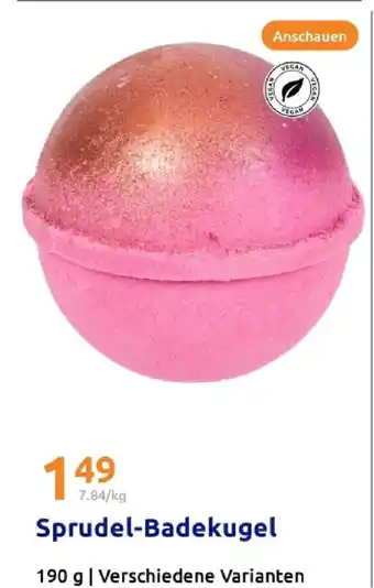Action Sprudel-badekugel Angebot