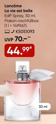 Galeria Lancôme La vie est belle Angebot