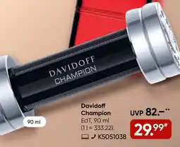 Galeria Davidoff Champion EdT Angebot
