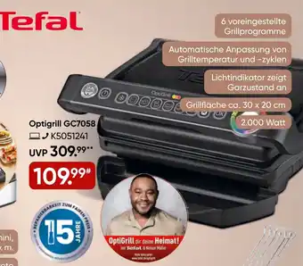 Galeria Tefal Optigrill GC7058 Angebot