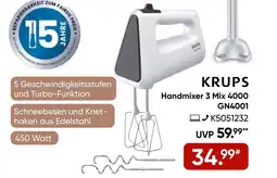 Galeria KRUPS Handmixer 3 Mix 4000 GN4001 Angebot