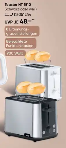 Galeria BRAUN Toaster HT 1510 Angebot