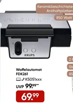 Galeria KRUPS Waffelautomat FDK261 Angebot
