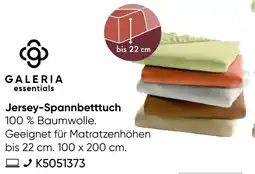 Galeria Essentials jersey-spannbetttuch Angebot