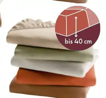 Galeria Jersey-Spannbetttuch mit Elasthan Angebot