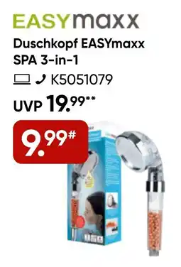 Galeria EASYmaxx Duschkopf EASYmaxx SPA 3-in-1 Angebot