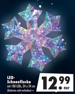 Mäc Geiz LED- Schneeflocke Angebot