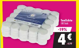 Mäc Geiz GIES Teelichte 100 Stück Angebot
