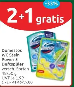 Budni Domestos WC Stein Power 5 Duftspüler Angebot