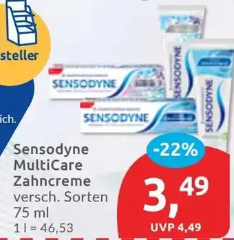 Budni Sensodyne MultiCare Zahncreme Angebot