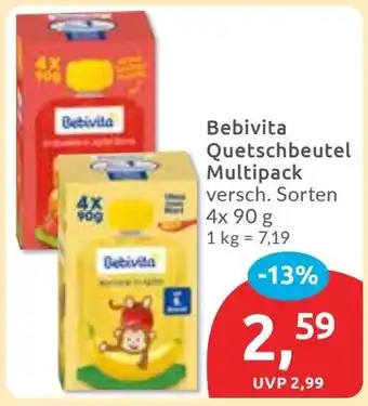 Budni Bebivita Quetschbeutel Multipack Angebot