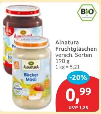 Budni Alnatura Fruchtgläschen Angebot