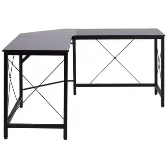 Netto Marken-Discount HOMCOM Eckschreibtisch MDF, Stahl Angebot