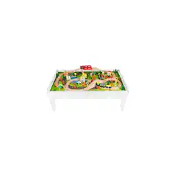 Netto Marken-Discount Coemo Spieltisch mit Holzeisenbahn Multifunktionstisch für Kinder Angebot