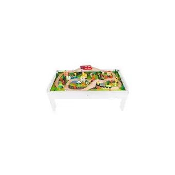 Netto Marken-Discount Coemo Spieltisch mit Holzeisenbahn Multifunktionstisch für Kinder Angebot