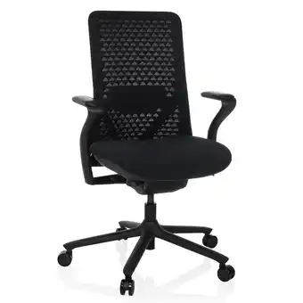 Netto Marken-Discount hjh OFFICE High End Bürostuhl VERVIO Stoff / Netzstoff mit Armlehnen Angebot
