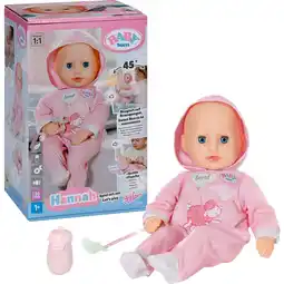 Netto Marken-Discount ZAPF Creation Puppe BABY born Hannah Spiel mit mir 36cm Angebot